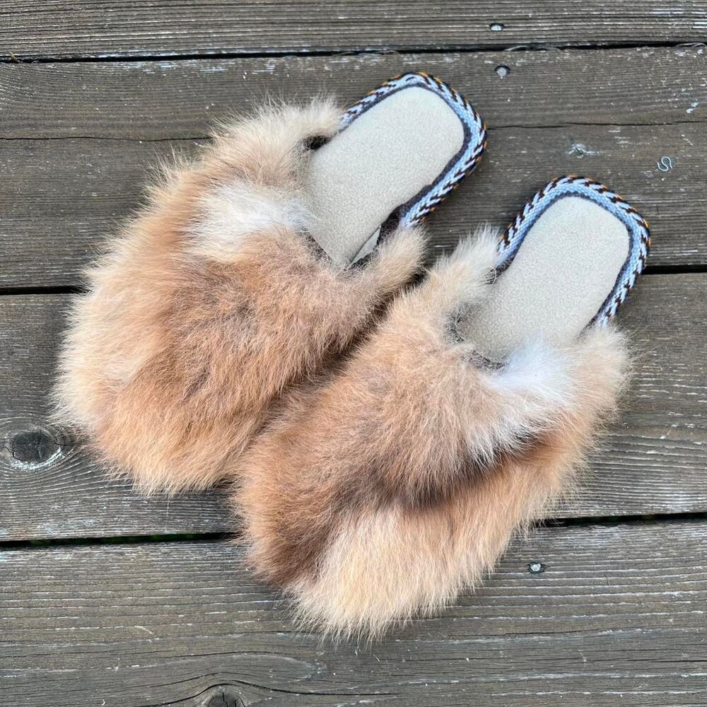 Alpaca Fur Slippers